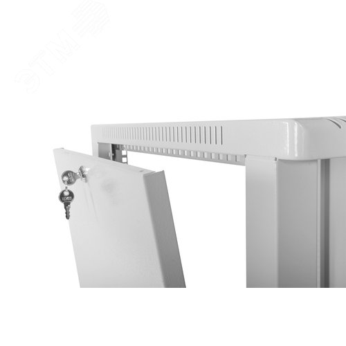 Шкаф телекоммуникационный настенный 12U (600х650) дверь стекло 2