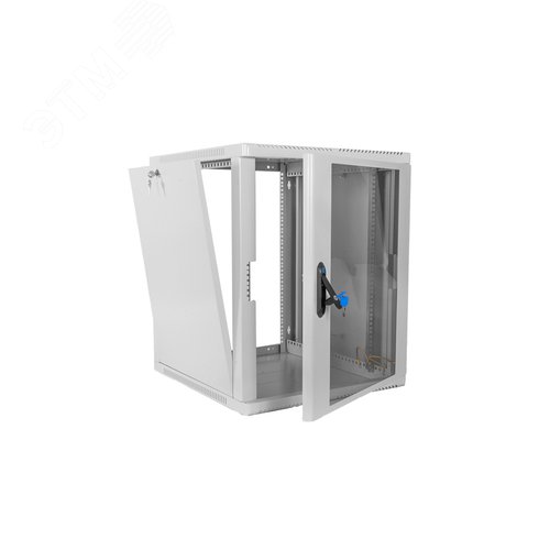 Шкаф телекоммуникационный настенный 12U (600х650) дверь стекло 5