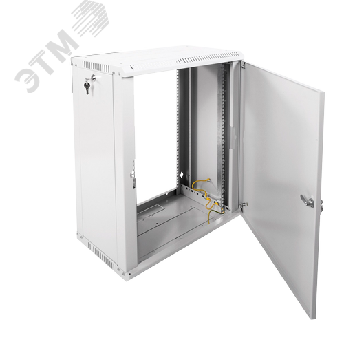 Шкаф телекоммуникационный настенный разборный 15U (600х350) дверь металл 2