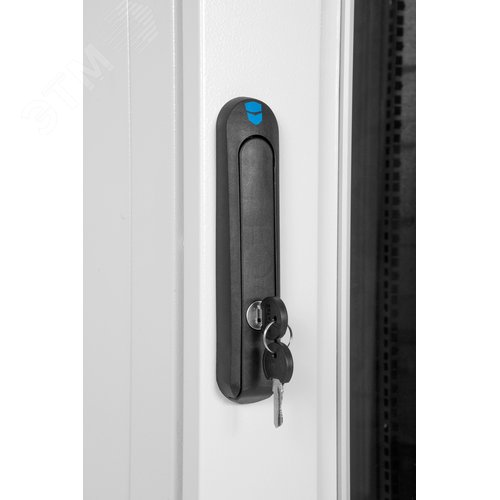 Шкаф телекоммуникационный напольный 18U (600х600) дверь стекло 3