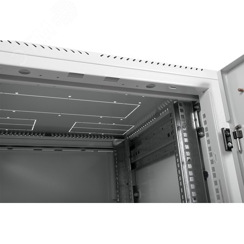 Шкаф телекоммуникационный напольный 18U (600х600) дверь стекло 7