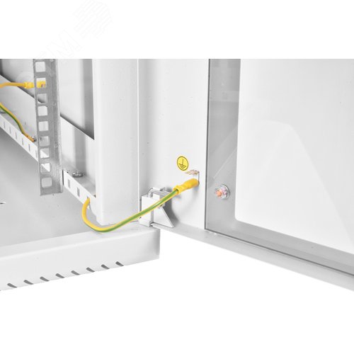 Шкаф телекоммуникационный настенный разборный 9U (600х650) съемные стенки дверь стекло 4