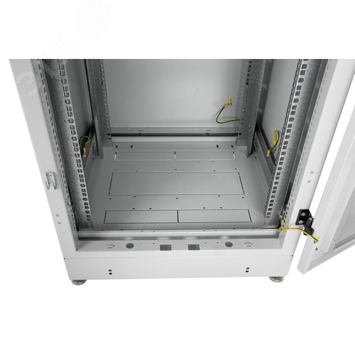 Шкаф телекоммуникационный напольный 42U (600х800) дверь стекло 5