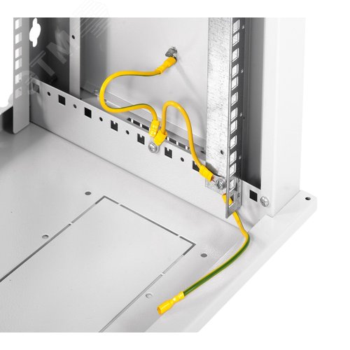 Шкаф телекоммуникационный настенный разборный 6U (600х520) дверь металл 2