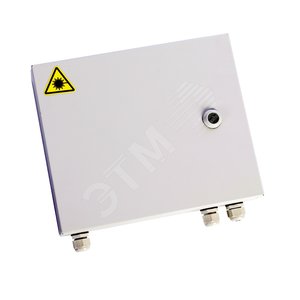 Бокс оптический (кросс) IP 55 настенный одна дверь замок до 8 портов (БОН-Н-8.55)