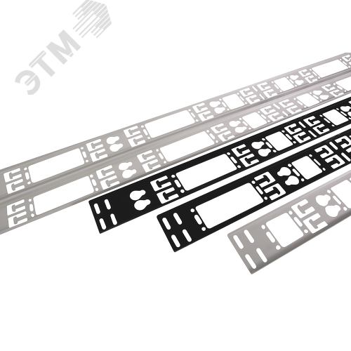 Органайзер кабельный вертикальный в шкаф, ширина 150 мм 18U, чёрный