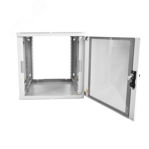 Шкаф телекоммуникационный настенный разборный 12U (600х520) съемные стенки дверь стекло 3