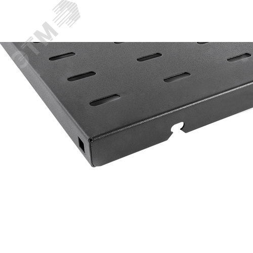 Полка перфорированная 750 мм черная 2