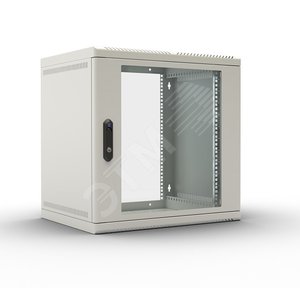 Шкаф телекоммуникационный настенный 6U (600х650) дверь стекло - ЦМО