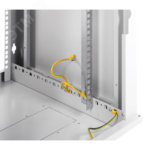 Шкаф телекоммуникационный настенный разборный 15U (600х650) дверь стекло 3