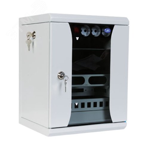 Шкаф телекоммуникационный настенный 10' 8U (350х255)