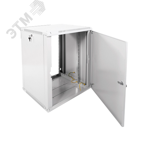Шкаф телекоммуникационный настенный разборный 15U (600х520) дверь металл 2