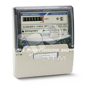 Счетчик СЭ3-Тр/5 Т1 D+Щ ОУ ЦЭ6803В/1 М6 Р32 100В (101003001008514) - Энергомера