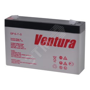 Аккумулятор 6В 7Ач (GP 6-7S) - Ventura
