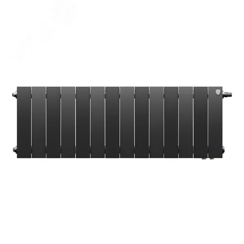 Радиатор биметаллический секционный PianoForte 300/100/14 нижнее подключение 1722Вт - фото 2