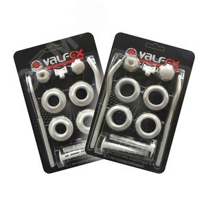 Комплект для монтажа радиаторов с 2-мя кронштейн  ми 1/2'' - VALFEX