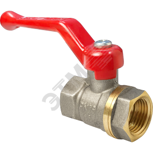 Кран шаровой OPTIMA 11Б27фт1М никелированный 3/4' ВВ ручка рычаг - VALFEX-T