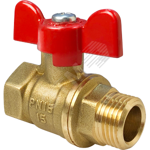 Кран шаровой 11Б27фт1М 1 1/4' ВН ручка бабочка - VALFEX-T