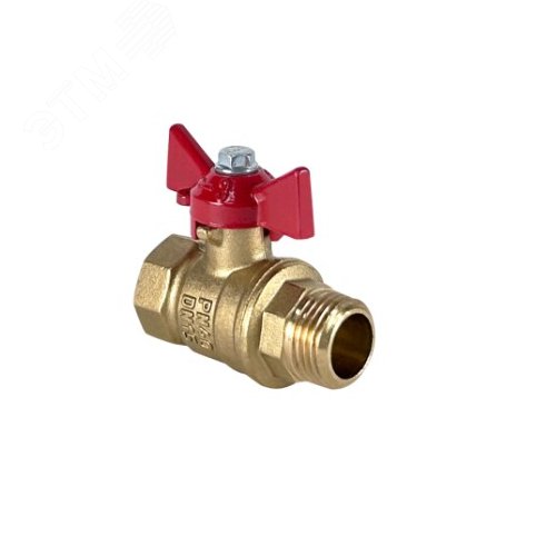 Кран шаровой DeltaPro 1/2' ВР/ВР ручка-бабочка,   11Б27фт1М - VALFEX-T