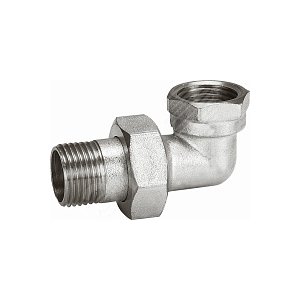 Сгон разъемный ВН 1' угловой (американка), никелированный - AQUALINK