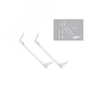 Кронштейн MCK 500-100/100 для гигиенических радиаторов (AZ02BW2MC501080R9016) - фото 2