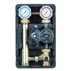Группа насосная MK со смесителем 1 1/4‘ с насосом Grundfos UPS32-61 (ME 66832.40 RU) - MEIBES
