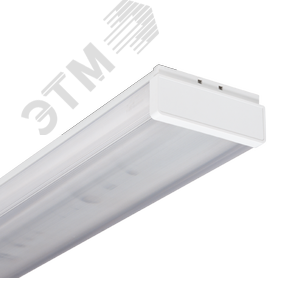 Светильник ЛПО-46-2х18-712 прямоугольный призматический с ЭПРА (Полистирол) (Полистирол)