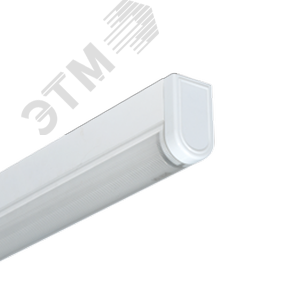 Светильник люминесцентный ЛПО-46-1х18-604 Luxe овальный призма некомпенсированный (Поликарбонат)