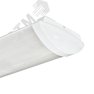 Светильник ЛПО-46-2х28-013 Luxe  опал, ЭПРА, IP20