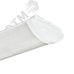 Светильник люминесцентный ЛПО-46-2х36-014 Luxe овальный призма ЭПРА (Поликарбонат)