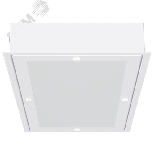 Светильник ламповый люминесцентый встраиваемый пылевлагозащищенный ЛВО15-2х18-031 WP HF 3