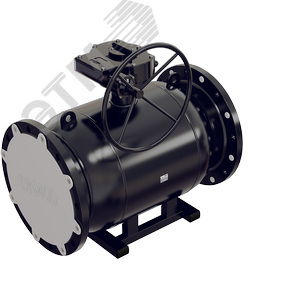 Кран шаровой фланцевый полнопроходной под редуктор/электропривод DN 200 PN 16 Ст.20 (КШ.Ф.П.Р.200.16-01) - ALSO