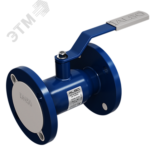 Кран шаровой фланцевый стандартнопроходной DN 150 PN 16 серия RS Ст. 09Г2С (КШ.Ф.RS.150.16-02) - ALSO