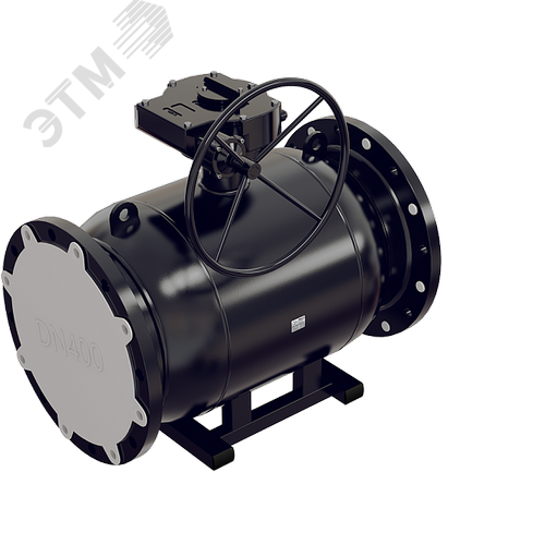 Кран шаровой фланцевый стандартнопроходной под редуктор/электропривод DN 300 PN 25 Ст.20 (КШ.Ф.Р.300.25-01)