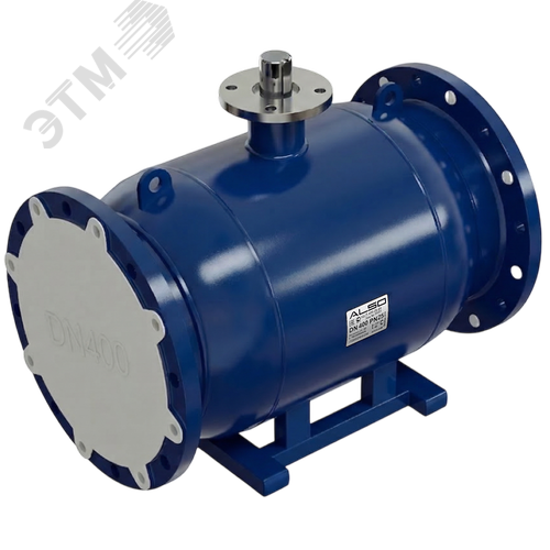 Кран шаровой фланцевый стандартнопроходной под редуктор/электропривод DN 350 PN 16 серия RS Ст. 09Г2С (КШ.Ф.Р.RS.350.16-02)