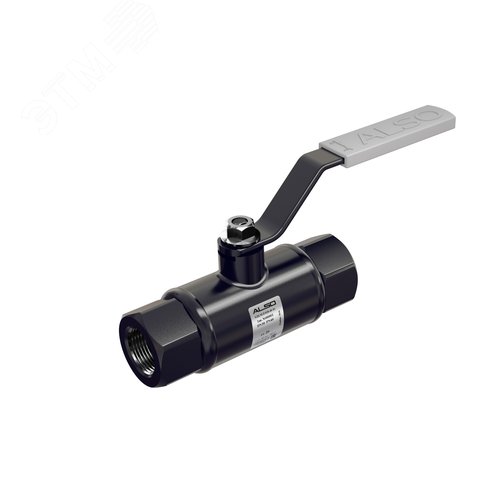 Кран шаровой муфтовый полнопроходной DN 15 PN 40 Ст.20