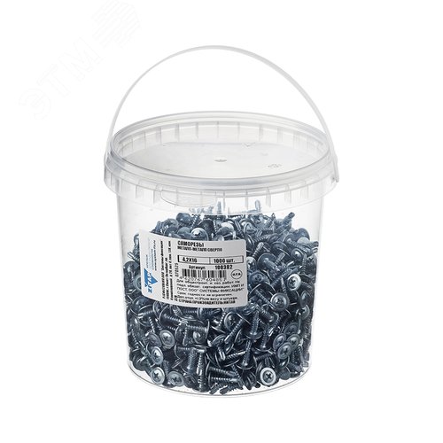 Саморез по металлу 4,2х16 сверлоконечный (1000шт) - ведро