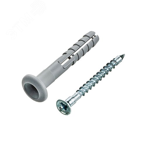 Дюбель-гвоздь 6х60 грибовидный бортик, полипропилен (100шт)