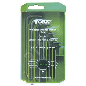 Набор ключей Torx в пенале Tx 9-40, 8 шт. (100941) - Haupa