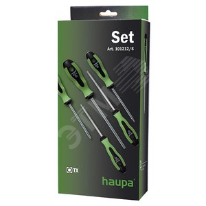 Набор двухкомпонентных отвертокt S-Tx 5 штук (101212/S) - Haupa