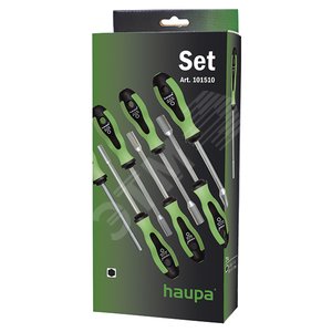 Набор торцевых ключей с отверточной ручкой, 7 шт. (101510) - Haupa