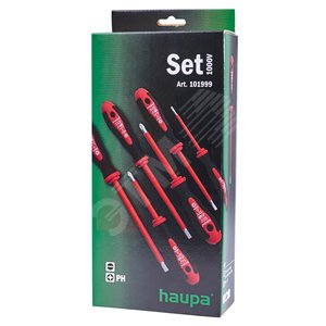 Набор диэлектрических отверток  (шлиц, РZ) (101999/PZ)
