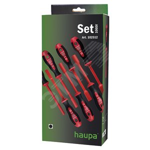 Набор торцевых ключей диэлектрических, 7 шт. (102512) - Haupa