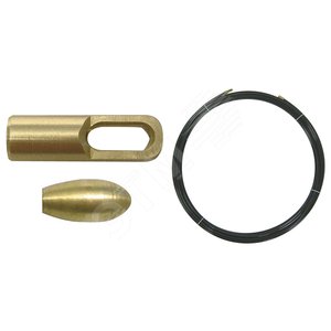 Пруток для протяжки кабеля нейлон 25 м, диам. 4 мм, без поисковой пружины (150238)