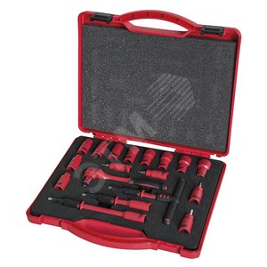 Набор диэлектрических торцевых головок 1/4‘, стандартная изоляция (220576)