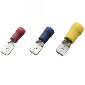 Штекер плоский изолированный 1,5-2,5/4,8x0,8 (упак. 100 шт.) (260520)