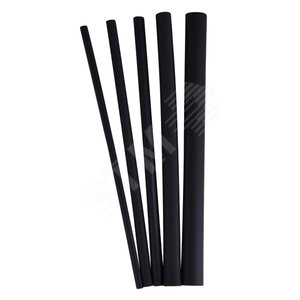 Трубка термоусадочная с клеевым слоем 3:1, 40-12 мм, чёрная 1,2 м, толстые стенки (267110)