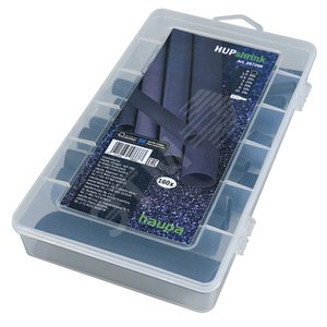 Набор термоусадочных трубок 2: 1, 160 штук чёрные (267200)