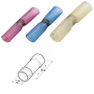 Соединитель под пайку термоусадочный 1,5-2,5 мм2 (упак. 100 шт.) (363602)