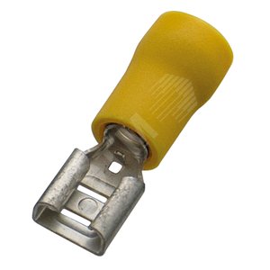 Гильза плоская штепсельная, изолированная 4-6/6,3x0,8, ECO line (упак. 100шт.) - Haupa